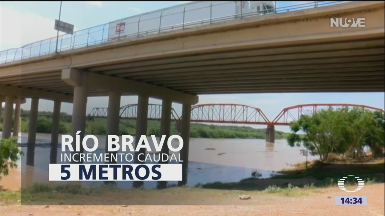 FOTO: Lluvia aumenta caudales del Río Bravo