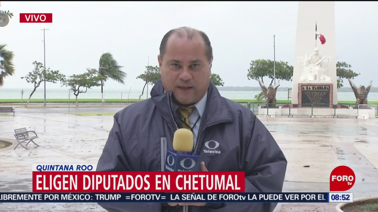 Lluvia afecta participación ciudadana en elecciones en Chetumal, Quintana Roo