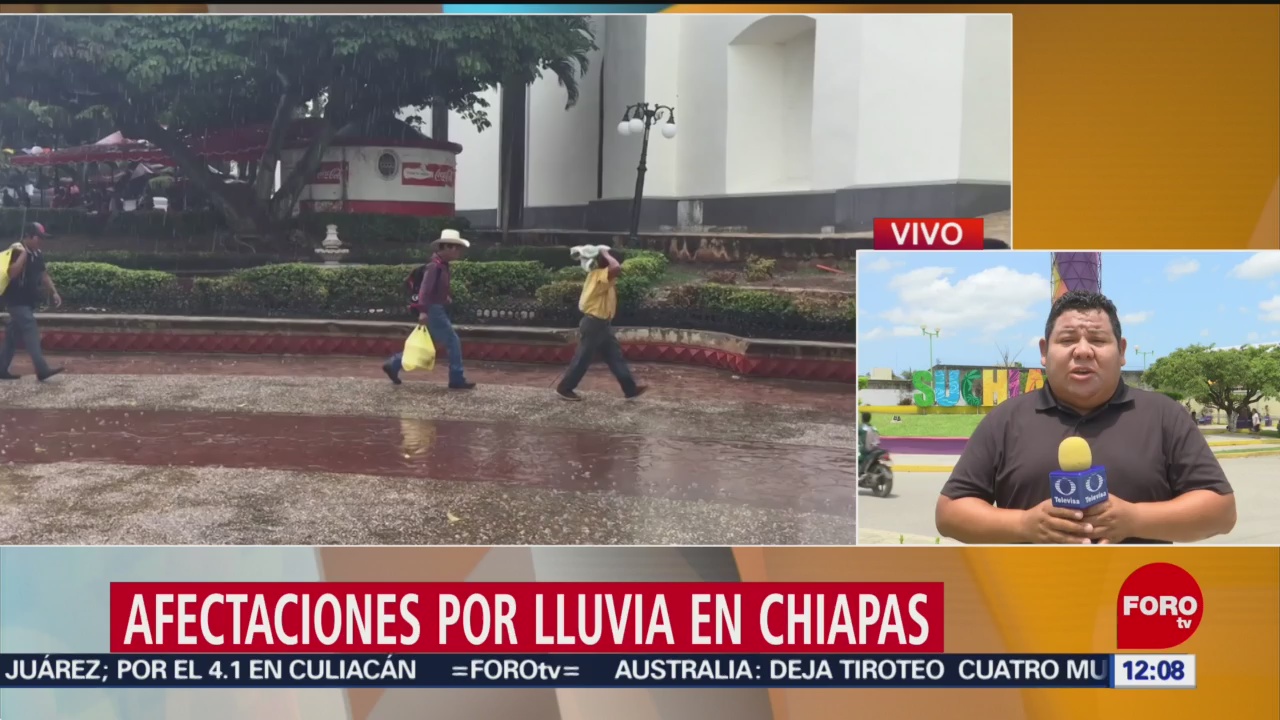 Lluvias provocan inundaciones en Comitán y Tuxtla Gutiérrez, Chiapas