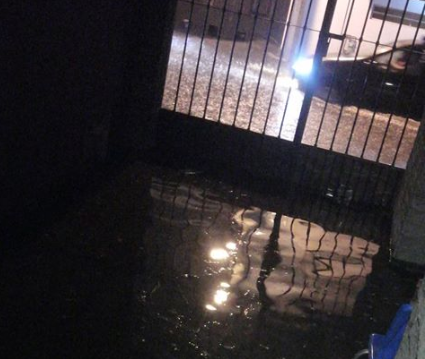 Lluvias provocan inundaciones en San Luis Potosí