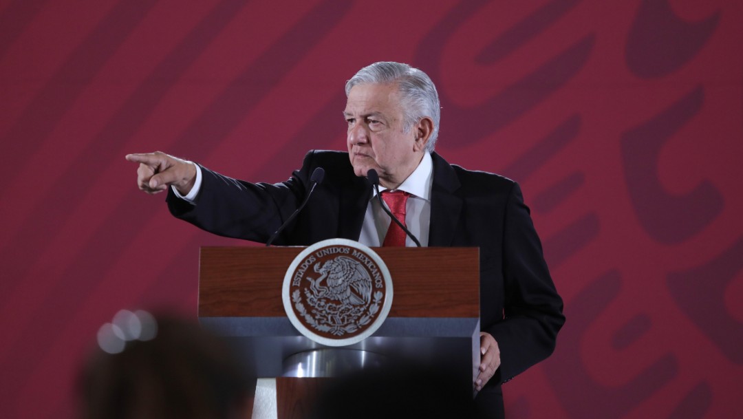 Foto: El presidente López Obrador en conferencia de prensa, 25 de junio de 2019, Ciudad de México