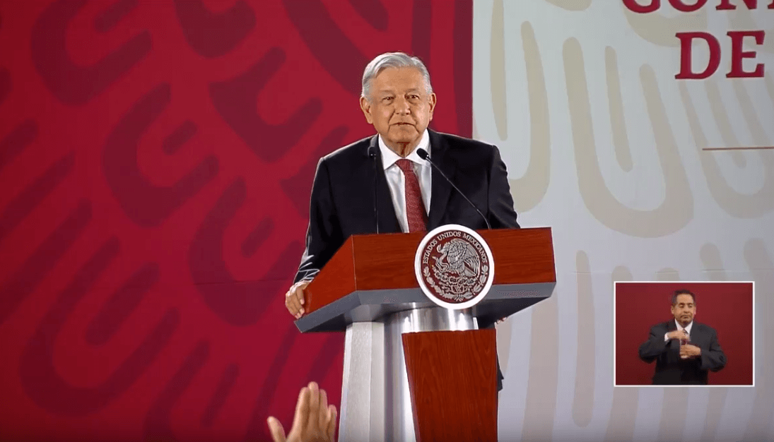 Foto: López Obrador en conferencia de prensa, 3 de junio de 2019, Ciudad de México 