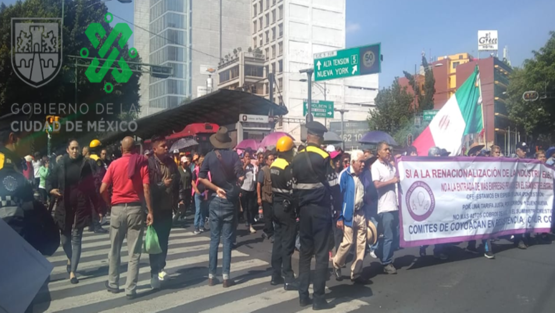 Manifestantes afectan la vialidad en cuatro alcaldías de la CDMX