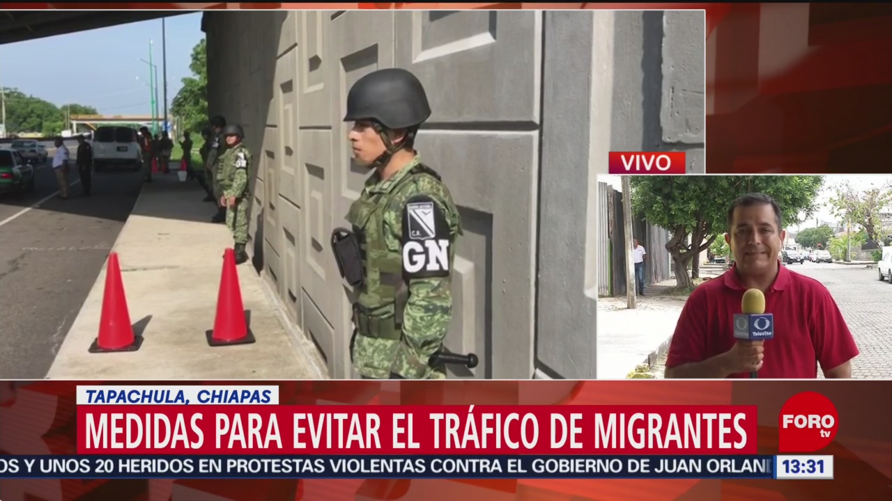 FOTO: Medidas para evitar el tráfico de migrantes en Tapachula, Chiapas