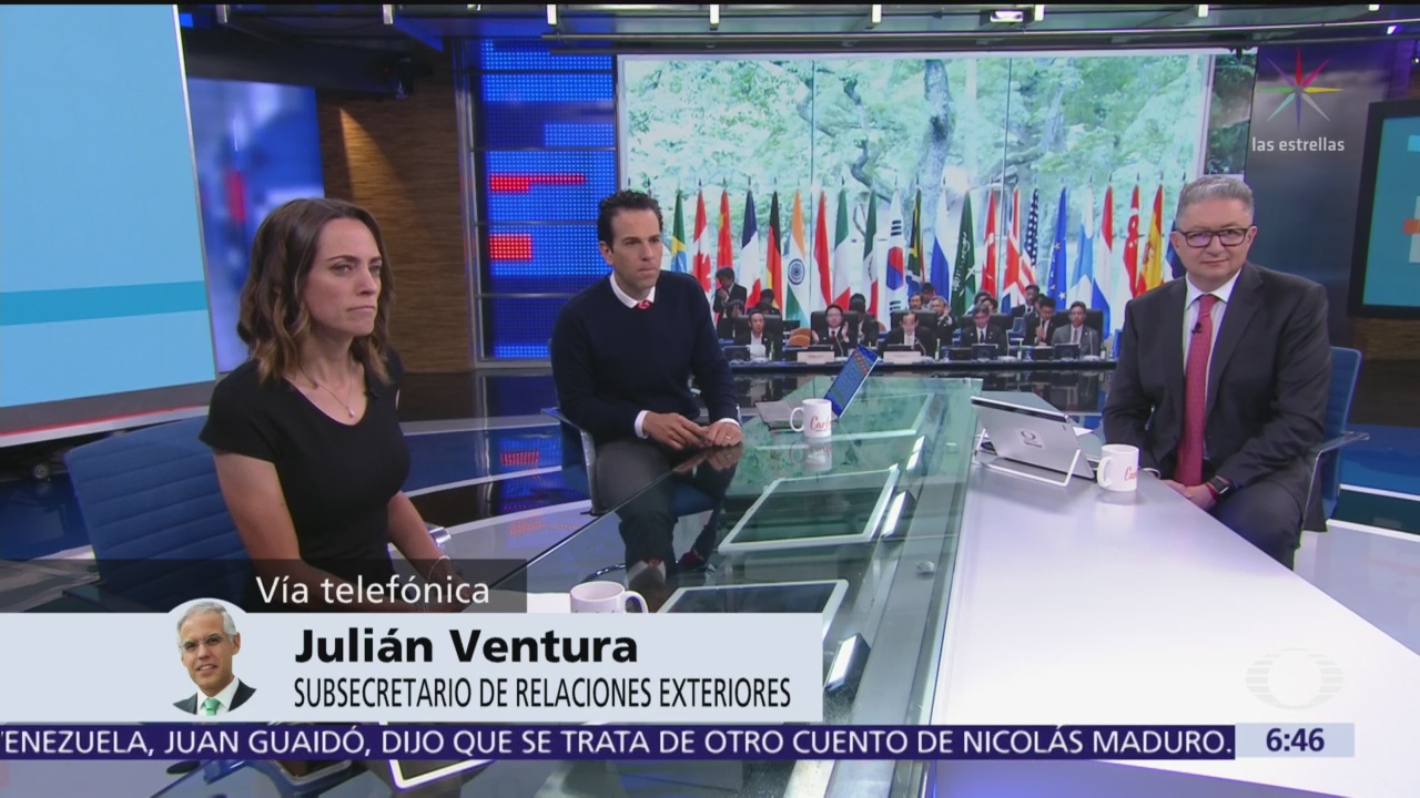 México estará presente en todas las actividades del G20: Julián Ventura