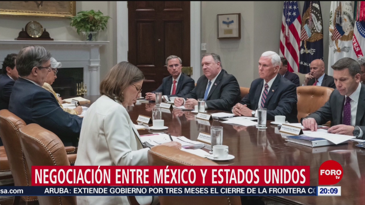 Foto: México Estados Unidos Negociación Aranceles 5 Junio 2019