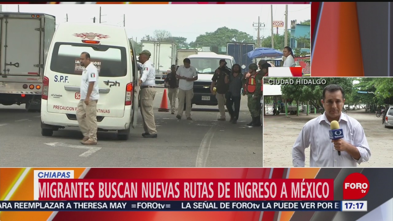 Foto: Migrantes Buscan Nuevas Rutas Ingreso México 14 Junio 2019