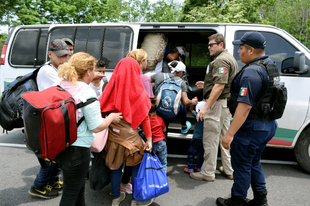 Foto: Migrantes son detenidos en Chiapas, 6 de junio de 2019, México