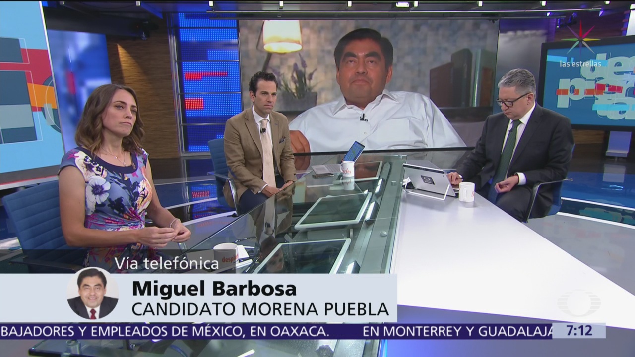Miguel Barbosa habla sobre su triunfo en Puebla