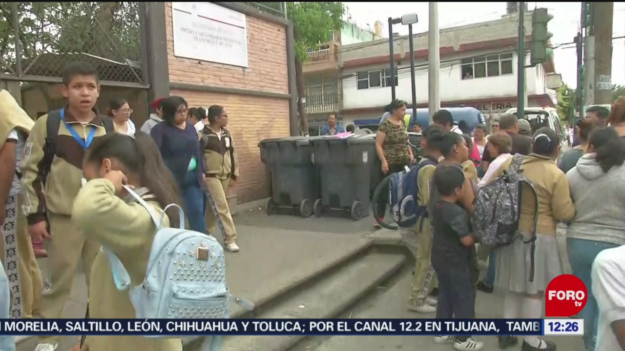 Movilización policiaca en escuela CDMX por amenaza de bomba