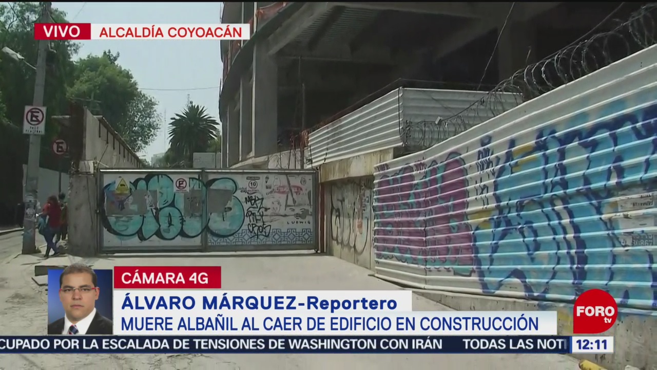 Muere albañil al caer de edificio en construcción, en Coyoacán, CDMX