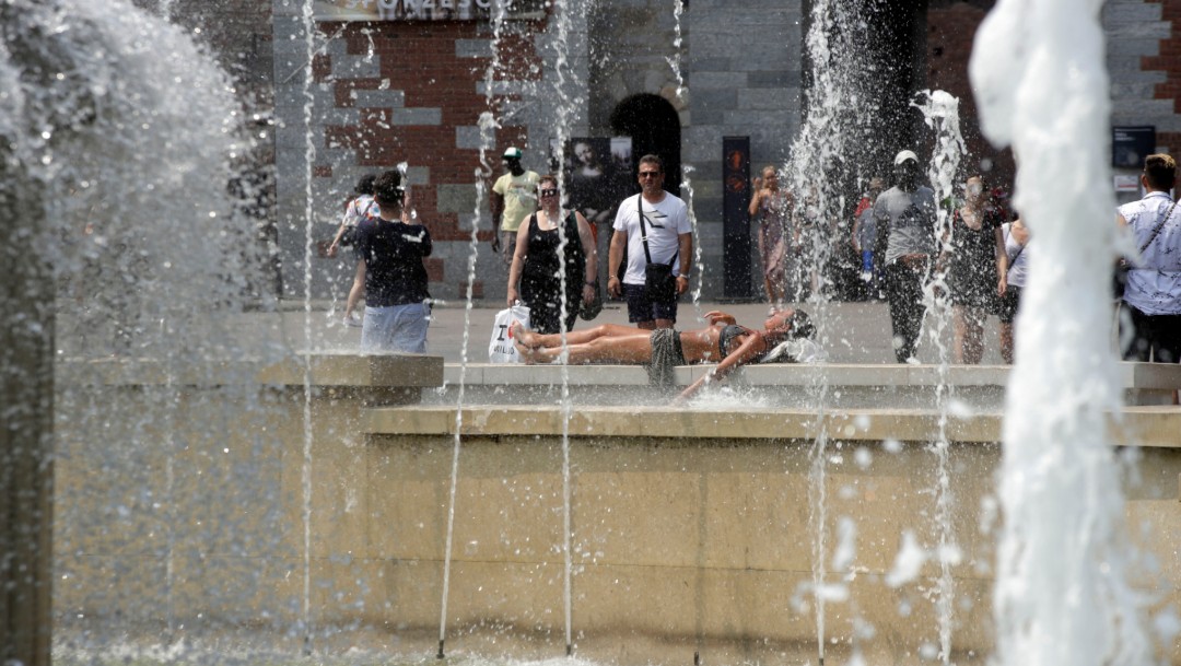 Foto: Ola de calor en Milán, 26 de junio de 2019, Italia