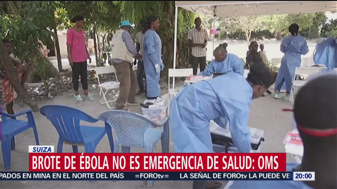 Foto: Oms Brote Ébola Congo Emergencia 14 Junio 2019