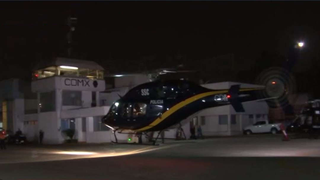 Trasladan cuatro órganos en helicóptero a diferentes hospitales en la CDMX
