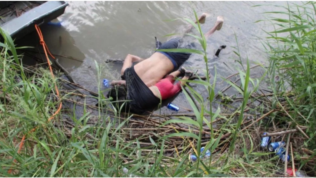 Foto: Padre e hija murieron ahogados en el Río Bravo, 25 de junio de 2019, México