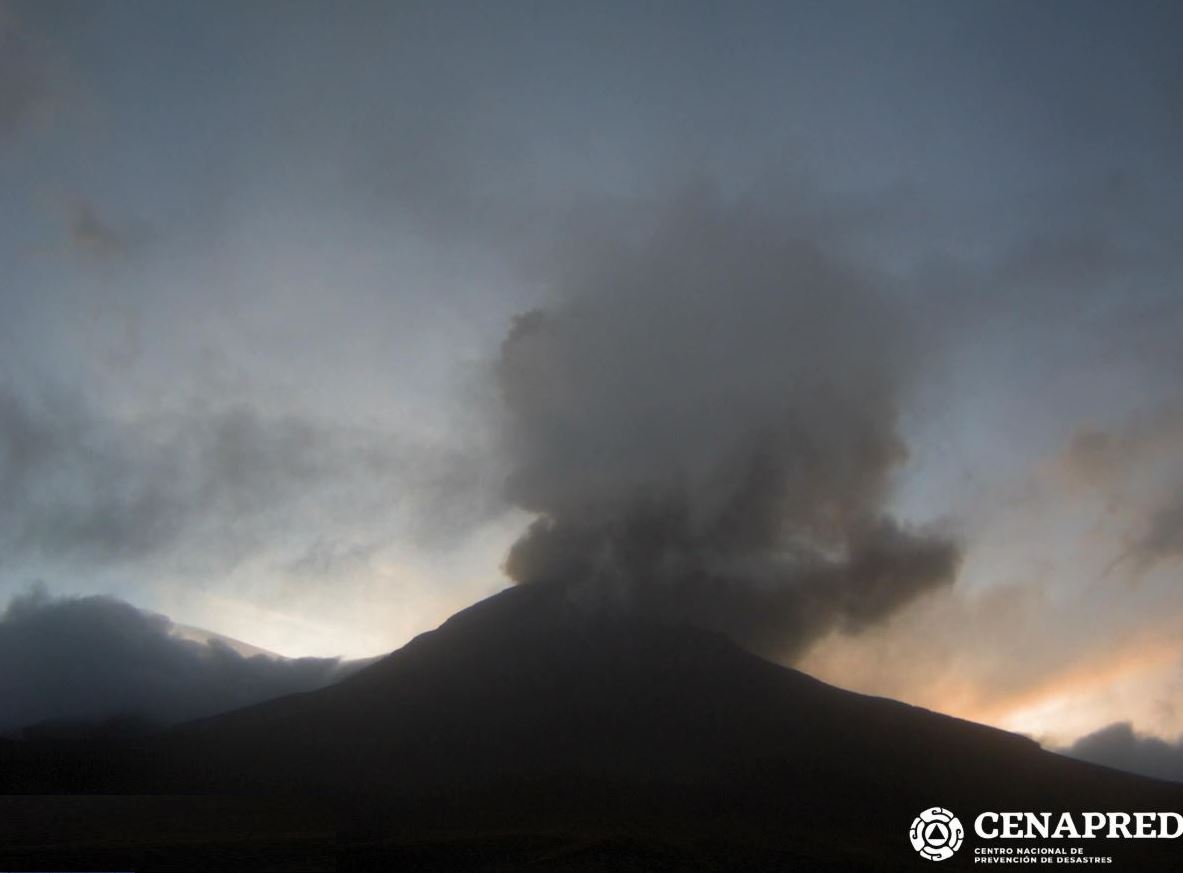 Foto: El volcán Popocatépetl aumenta su actividad al registrar 106 exhalaciones, 2 junio 2019