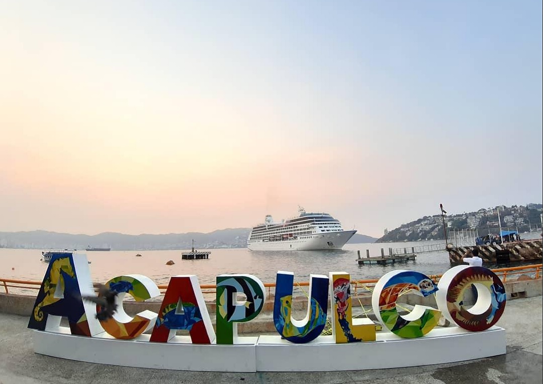 Foto: puerto de Acapulco, 13 de mayo 2019. Twitter @PoliturAcapulco