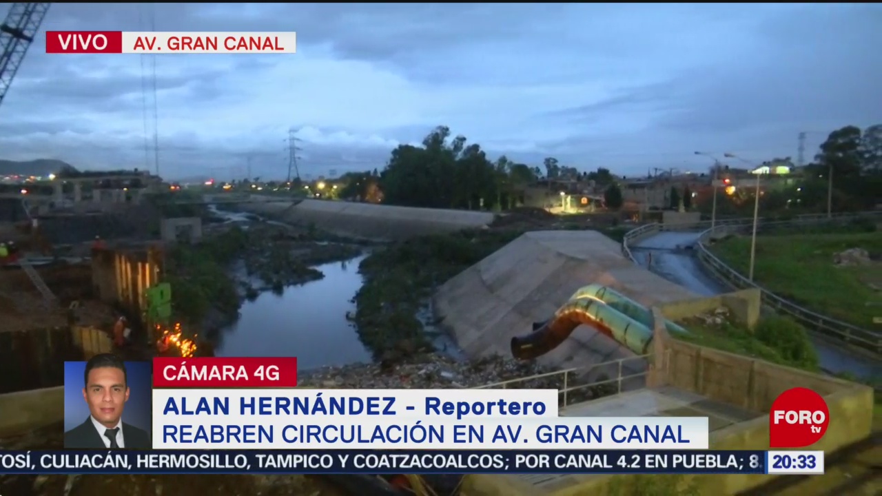 Foto: Circulación Avenida Gran Canal 24 Junio 2019