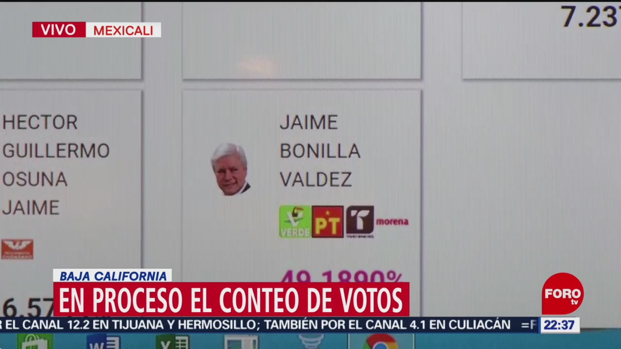 FOTO: Realizan conteo de votos en Baja California, 2 Junio 2019
