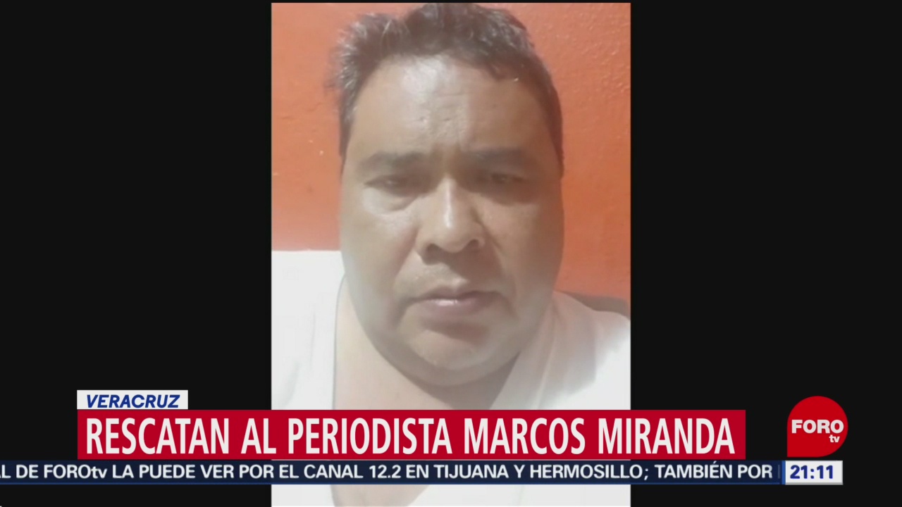 Foto: Rescatan Reportero Secuestrado Veracruz 13 Junio 2019
