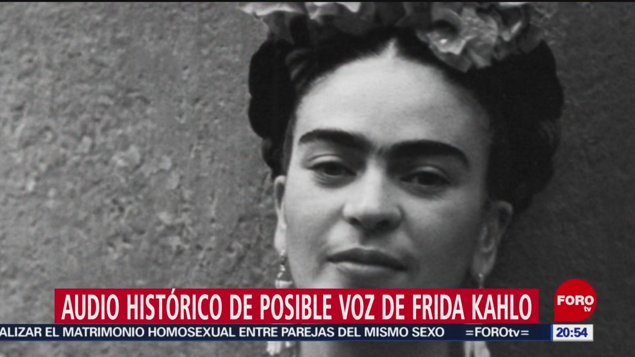 Foto: Grabación Audio Voz Frida Kahlo 12 Junio 2019