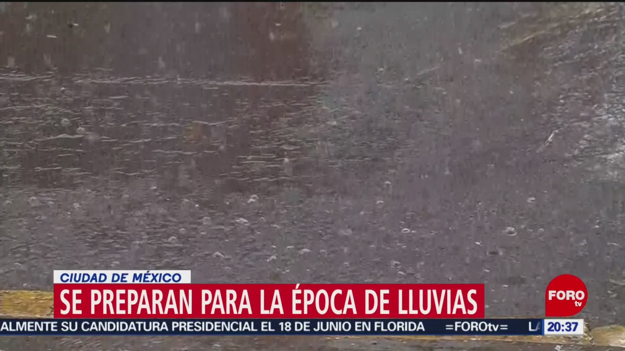 FOTO: Se preparan para la época de lluvias en Ciudad de México, 1 Junio 2019