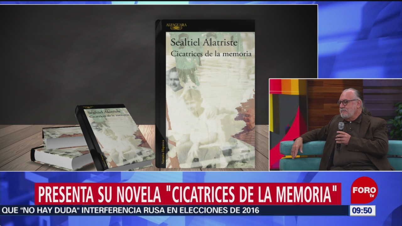 FOTO: Sealtiel Alatriste presenta su novela “Cicatrices de la memoria”, 29 Junio 2019