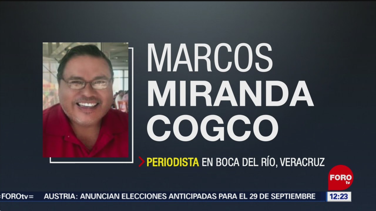 Secuestran al periodista Marcos Miranda Cogco cuando llevaba a nieta a la escuela
