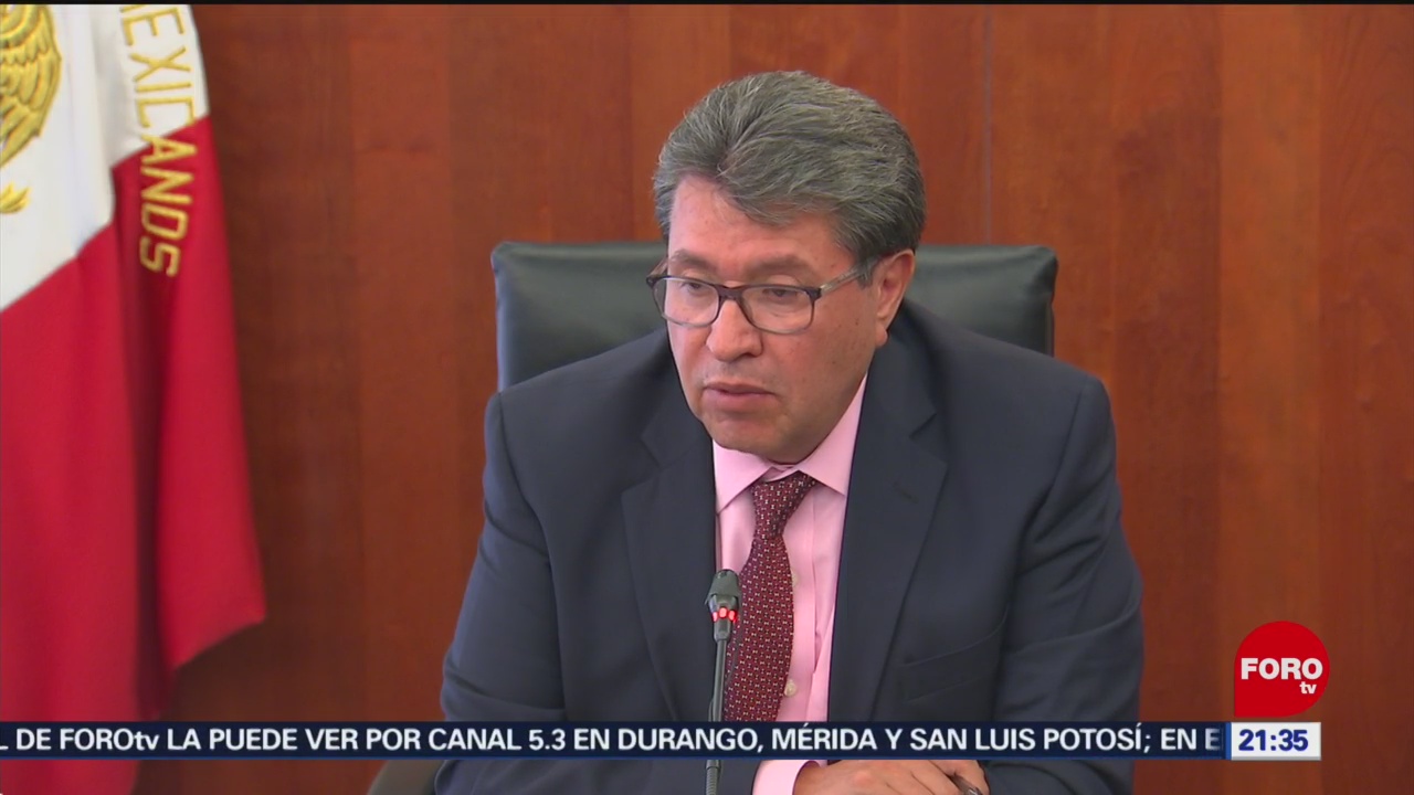 Foto: Senadores Canciller Ricardo Monreal Migración 10 Junio 2019