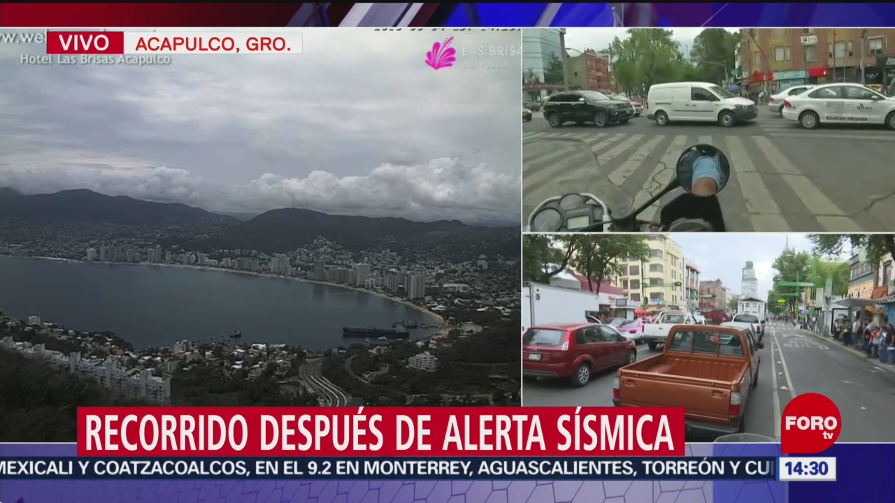 FOTO: Sismo se sintió moderado en el Puerto de Acapulco