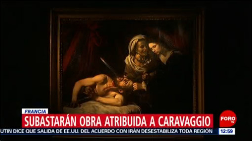 Subastarán en Francia una pintura atribuida a Caravaggio