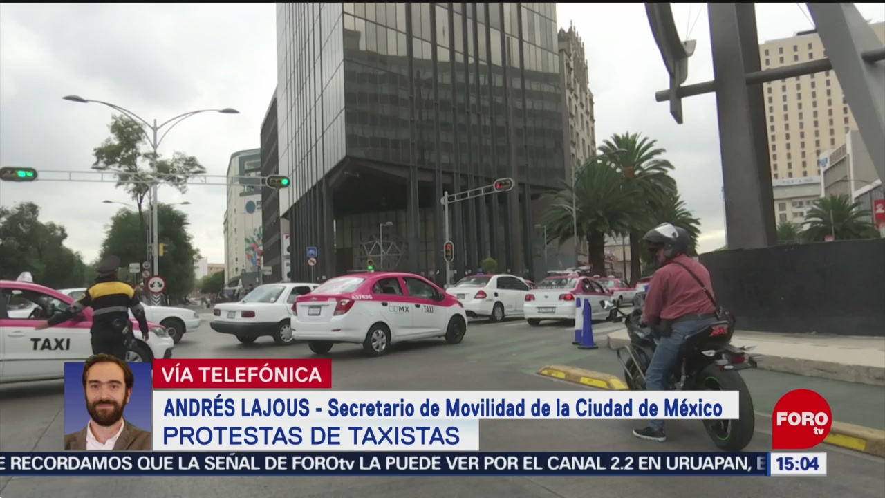 FOTO: Taxistas y servicio de apps deben cumplir con requisitos: Andrés Lajous