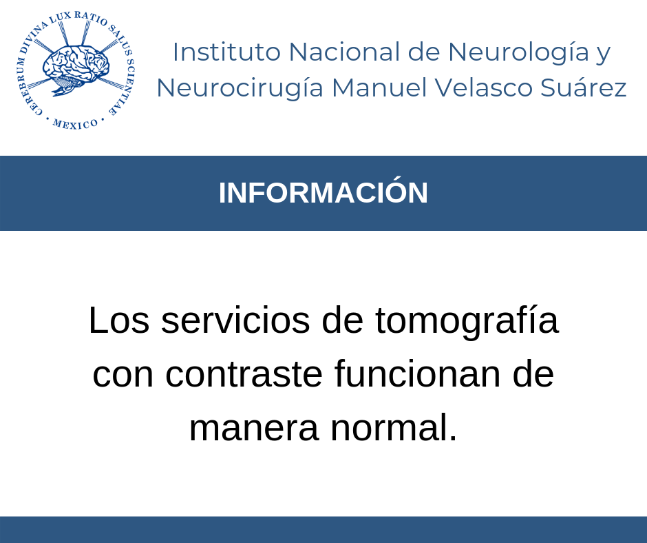 Foto Tomografías en Instituto de Neurología se realiza de manera normal 12 junio 2019