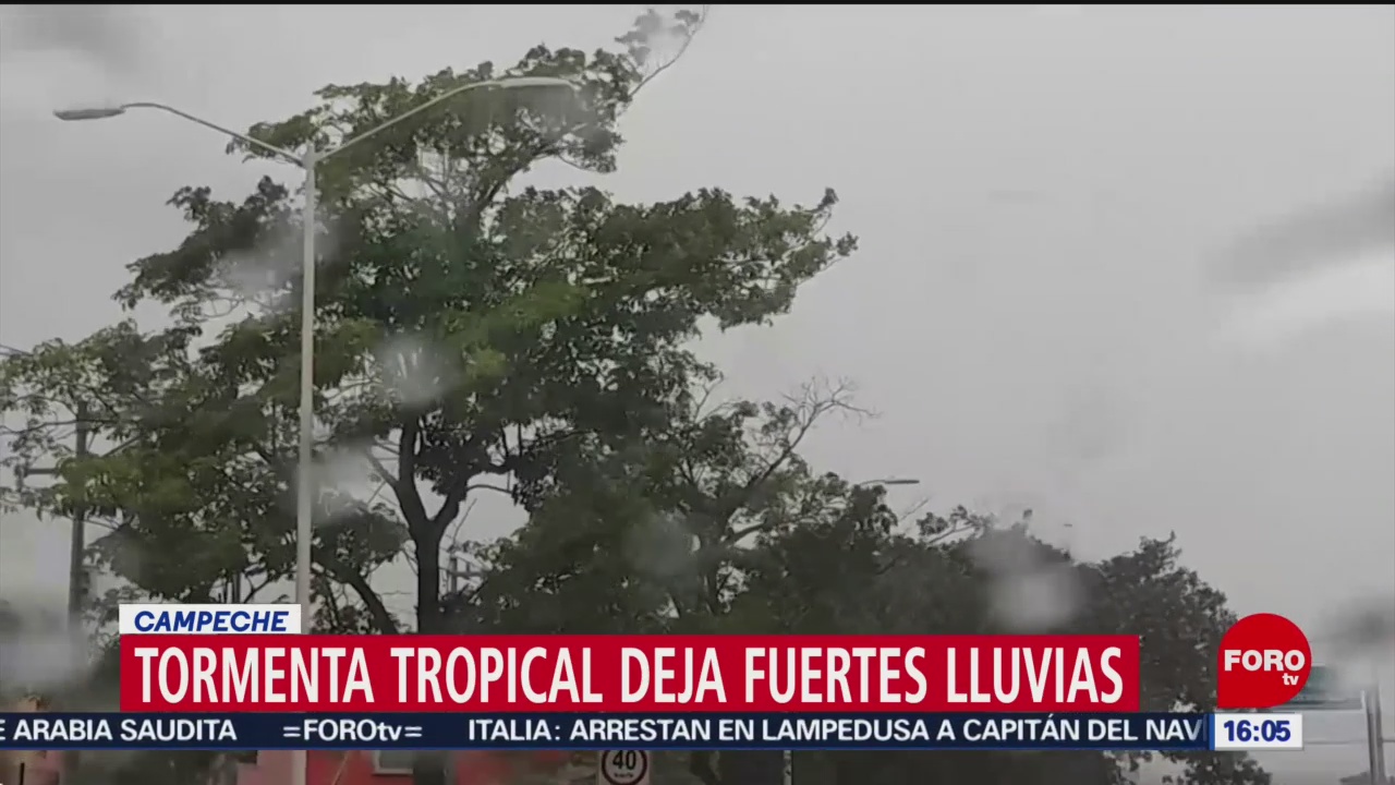FOTO: Tormenta tropical deja fuertes lluvias en Campeche, 30 Junio 2019