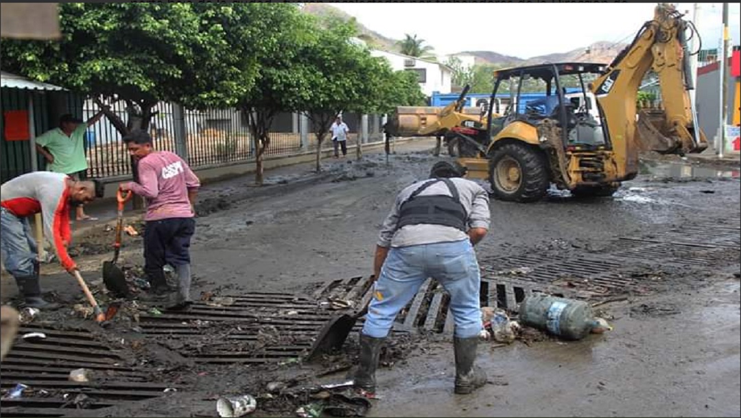 Foto: trabajos de limpieza en Acapulco, 4 de junio 2019. Twitter @AcapulcoGob