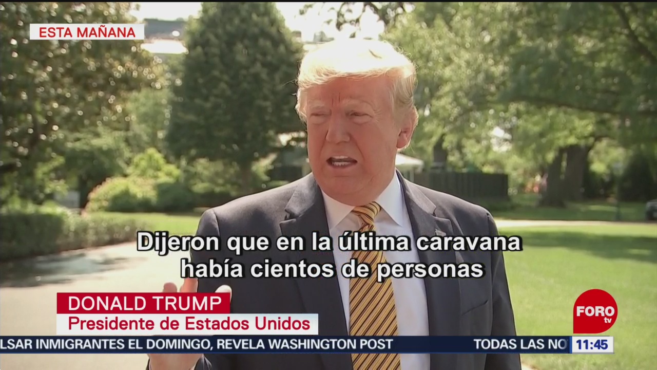 FOTO: Trump agradece a México por acciones migratorias, 22 Junio 2019