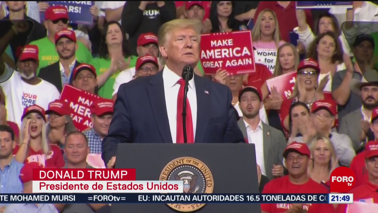 Foto: Trump Inica Oficialmente Campaña Segundo Mandato Estados Unidos 18 Junio 2019