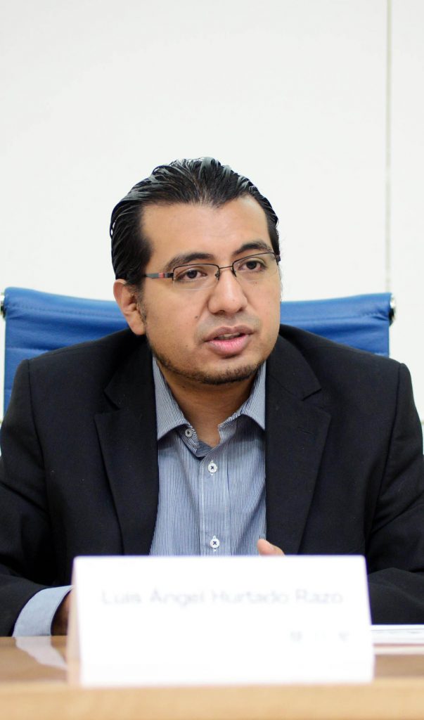 Foto: Luis Ángel Hurtado, académico de la UNAM, 19 de julio de 2019 (UNAM)