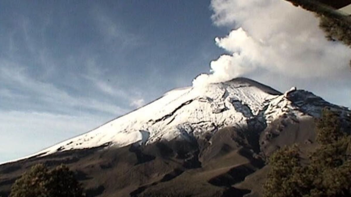 actividad del volcán Popocatépet