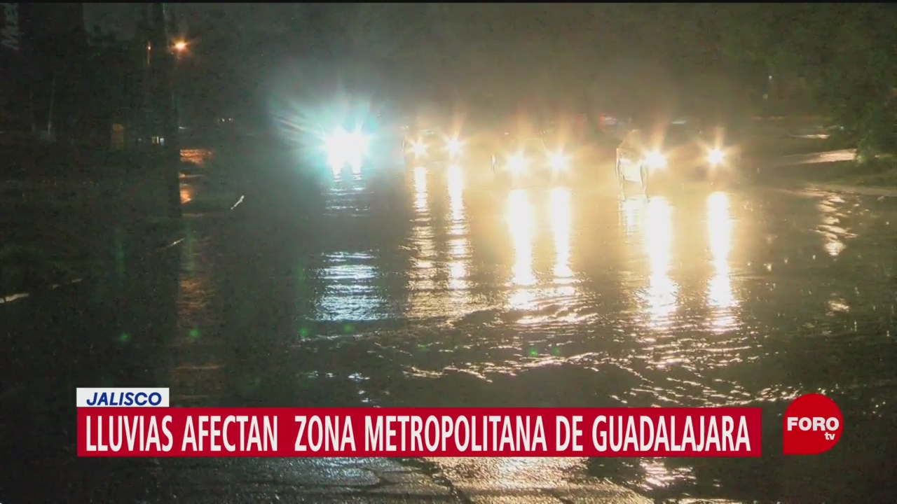 Afectaciones por lluvia en Jalisco