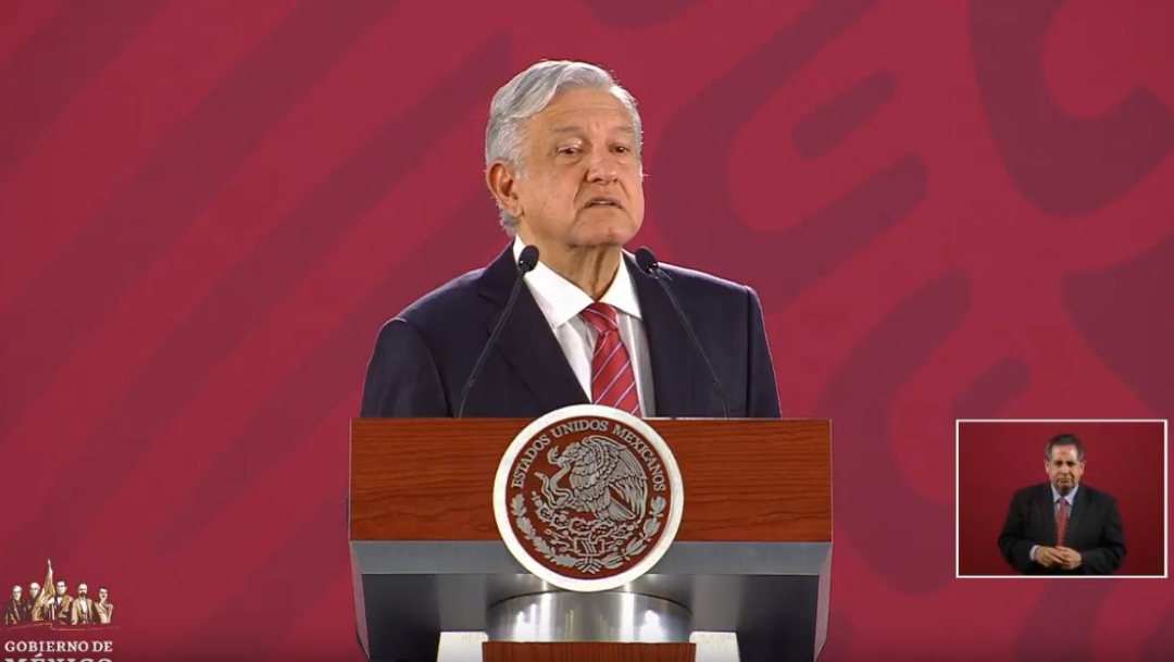 Foto: El presidente de México, Andrés Manuel López Obrador (AMLO), ofrece una conferencia de prensa, 31 julio 2019