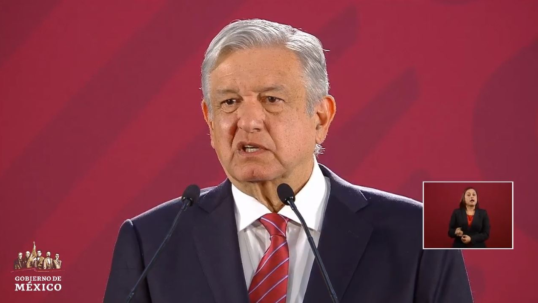 Foto: El presidente de México, Andrés Manuel López Obrador (AMLO), ofrece una conferencia de prensa, 31 julio 2019