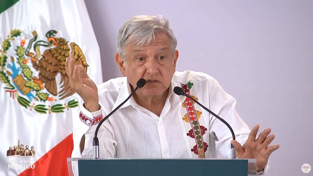 Foto: El presidente Andrés Manuel López Obrador dijo que hasta octubre culminará su gira por la salud en los 80 Hospitales Rurales del IMSS Bienestar, el 28 de julio de 2019 (Gobierno de México YouTube)
