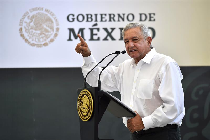 Foto: el presidente López Obrador realizó una gira de trabajo en Chiapas, 5 de julio 2019. EFE