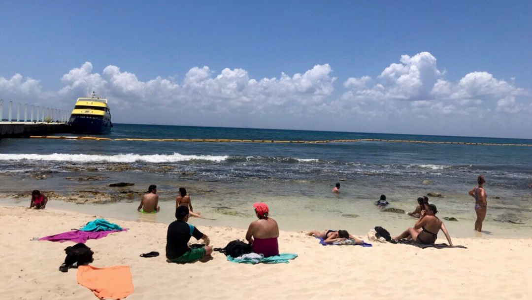 Foto: Cancún, Cozumel, Riviera Maya, Mahahual e Isla Mujeres, son los destinos con mayor afluencia de turistas nacionales, 20 de julio de 2019 (Twitter @SedeturQROO)