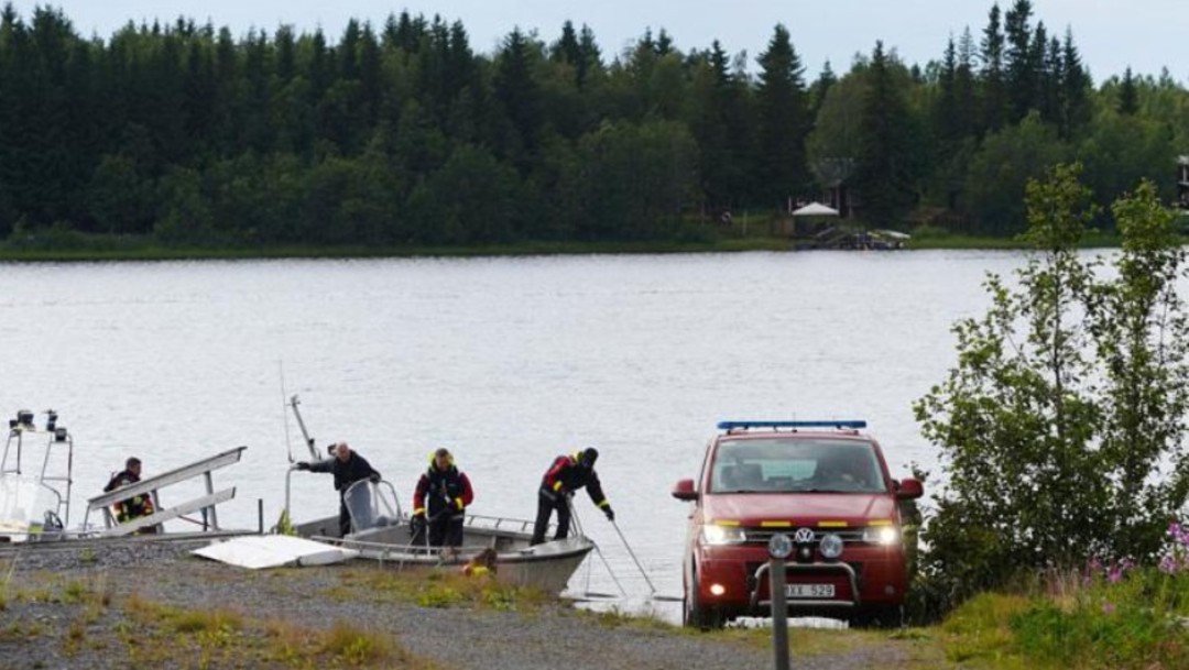 Foto: Una avioneta que llevaba paracaidistas se en Suecia al poco tiempo de despegar y las nueve personas que viajaban en la aeronave murieron, julio 14 de 2019 (Imagen: santamariatimes)