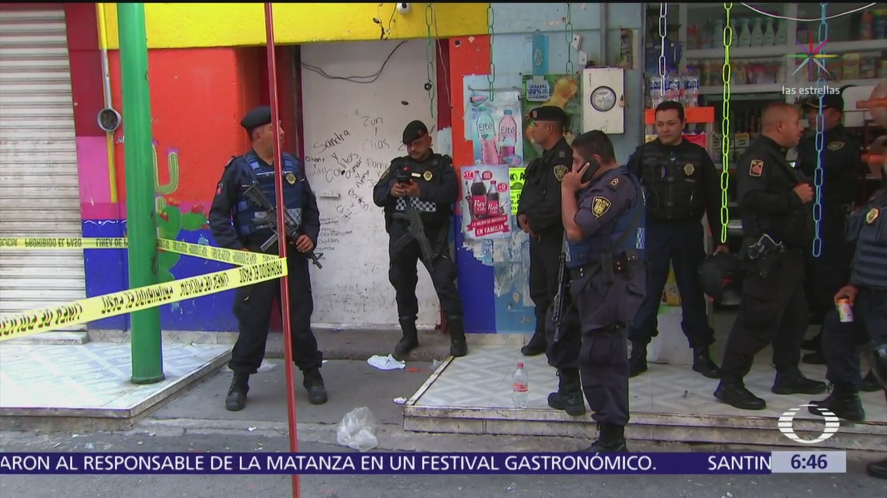 Balacera en Tepito fue enfrentamiento entre bandas rivales