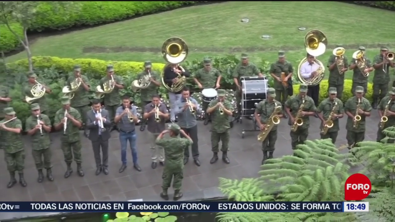 FOTO: Banda de música de la Cuarta Región Militar de Sedena