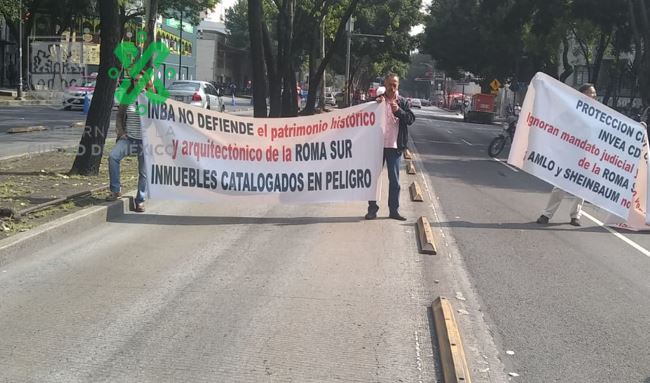 Foto Bloqueo de manifestantes en avenida Insurgentes 16 julio 2019