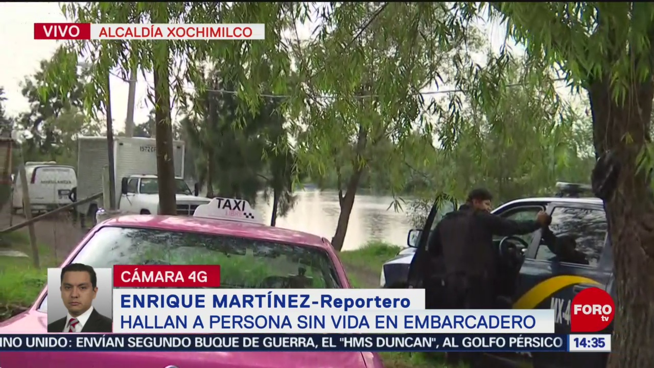 FOTO. Buscan cuerpo de una persona en embarcadero de Xochimilco